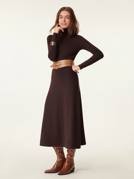 OGL Dresses & Skirts - NWT OGL Ruby Berry MaxWarm MaxWarm Turtleneck Midi Dress XS #A2063